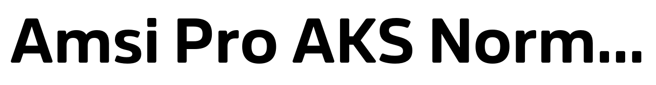Amsi Pro AKS Normal Bold